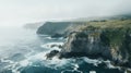 Serene Cliffs: Ethereal Images Of Nature-inspired Hazy Landscapes