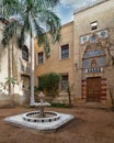 Serene Courtyard at Prince Naguib Palace, Cairo in Mamluk Architectural Style