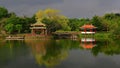 Serene and elegant lake scenery