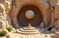 Mystical Cave Shrine Royalty Free Stock Photo
