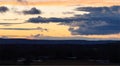 Serene February sunset over Emmett, Idaho