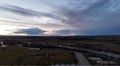 Serene February sunset over Emmett, Idaho