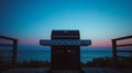 Twilight Grilling: Oceanfront Barbecue at Dusk