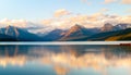 Stillness on Lake McDonald Royalty Free Stock Photo