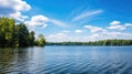 serene lake scene