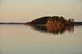 Serene lake in Sweden