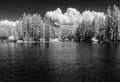 Serene Lakes, California, infrared Royalty Free Stock Photo