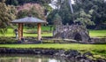 Hilo Hawaii Liliuokalani Japanese Garden Royalty Free Stock Photo
