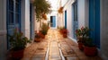 Serene Mediterranean Morning Street