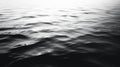 Dark Sea Surface Ripples Gently Under Overcast Sky During the Daytime Royalty Free Stock Photo