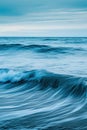 Serene Ocean Waves at Twilight