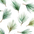 Whispers of Nature: Elegant Pine Fronds Generative AI Royalty Free Stock Photo