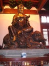 Mahayana Chinese Buddhist Temple Buddha Riding an Elephant