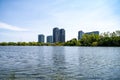 Serene Pond View Within High Park Toronto Grounds Royalty Free Stock Photo