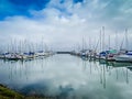 Reflections - Life on the marina Royalty Free Stock Photo