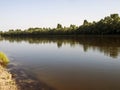 Serene river harbor Royalty Free Stock Photo