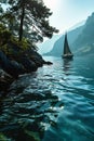 Serene Sailing: A Scottish Adventure Through Textured Waters and