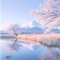 Serene Scenery of Mount Fuji