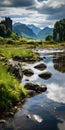 Serene Scottish Landscapes: Capturing The Beauty Of Eilean Donan Castle Royalty Free Stock Photo