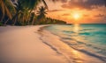 Serene sea sunset Royalty Free Stock Photo