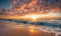 Serene sea sunset Royalty Free Stock Photo