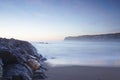 Serene seascape in Arrigunaga beach, Biscay, Basque Country, Spa