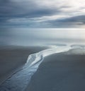 Serene Seascape, Pentewan Sands, Cornwall Royalty Free Stock Photo