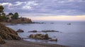 Serene Seascape at Twilight in LlanÃÂ§a, Catalonia