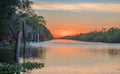 Serene Sunset on the St Johns River Royalty Free Stock Photo
