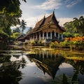 Serene temple amidst lush landscape capturing Chiang Mai's hidden gems