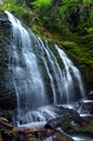 Serene and tranquil waterfall Royalty Free Stock Photo