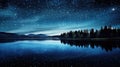 serene twinkle star background