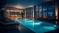 Serene Urban Retreat: Modern Spa & Pool