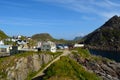 Serene village of Nyksund in summertime in vesteraalen, northern Norway