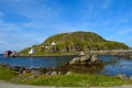 Serene village of Nyksund in summertime in vesteraalen, northern Norway