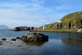 Serene village of Nyksund in summertime in vesteraalen, northern Norway