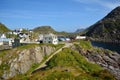 Serene village of Nyksund in summertime in vesteraalen, northern Norway