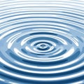 Serene Water Ripple Patterns Natural Scene Royalty Free Stock Photo
