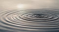 Serene Water Surface Ripple Effect Captured in Neutral Tones with Sun Glints Creating a Mesmerizing Scene Royalty Free Stock Photo