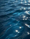 Serene Water Surface with Ripples, Generative AI