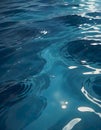 Serene Water Surface with Ripples, Generative AI