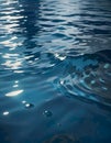 Serene Water Surface with Ripples, Generative AI