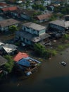 Serene Waterfront Homes Along a River