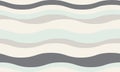 Serene wavy stripes in soft grey, beige, and mint green create a calming, minimalist pattern. Ideal for backgrounds, textiles, Royalty Free Stock Photo