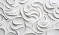 Serene white swirls create an elegant abstract background texture, adding minimalist visual interest. Royalty Free Stock Photo