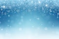 Winter Wonderland Background with Sparkling Snowflakes, AI Generated Royalty Free Stock Photo