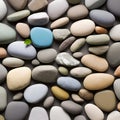 445 Serene Zen Stones: A serene and tranquil background featuring Zen stones in soft and natural colors that create a calm and b Royalty Free Stock Photo