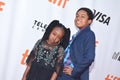 Serenety Brown and Isaac Brown at Toronto international film festival for KINGS premiere Royalty Free Stock Photo