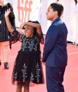 Serenety Brown and Isaac Brown at toronto international film festival Royalty Free Stock Photo
