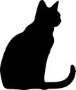 Serengeti Cat Black Silhouette Generative Ai